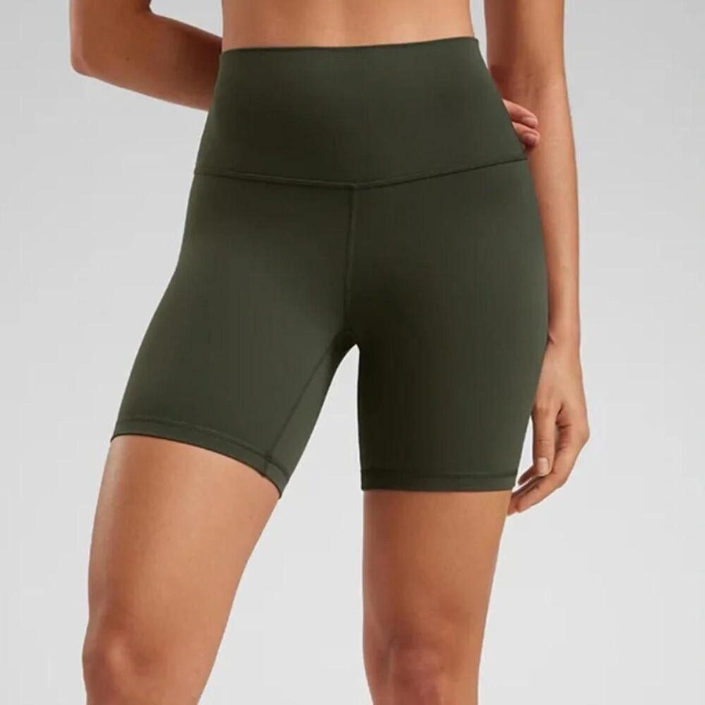 Tna Women's Green and Khaki Shorts